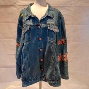 Alice & You Embroidered Denim Jacket